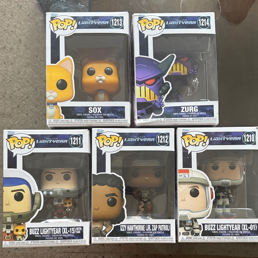 Funko Pop! Buzz Lightyear Complete Set